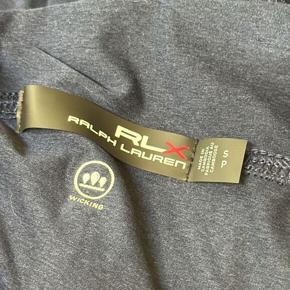 RLX Ralph Lauren Lux Carbon Spring Navy Heather Womens Golf Hoodie - Picture 7 of 7